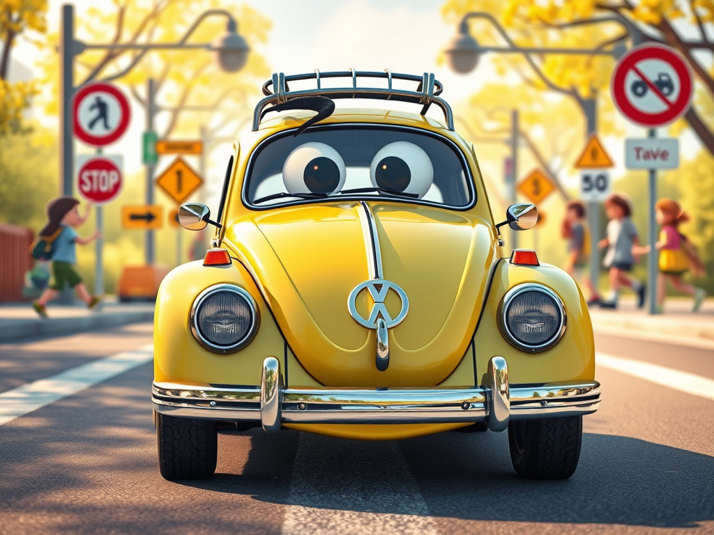 Ein Käfer erklärt den&nbsp;Straßenverkehr