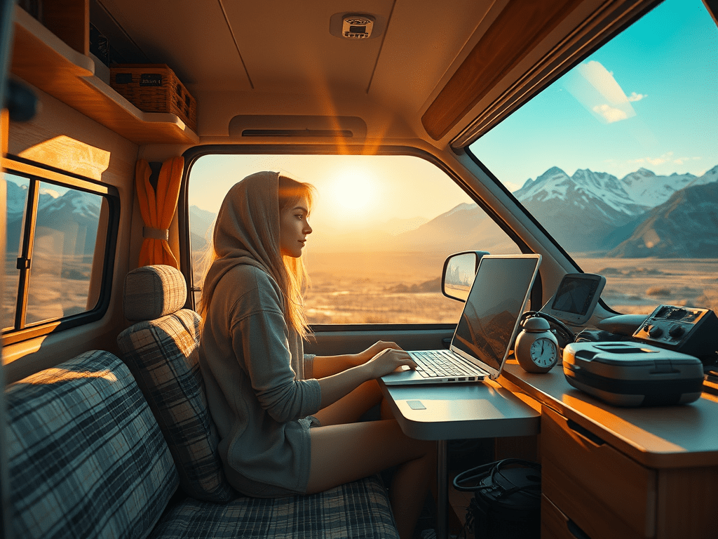 Adventure Northside – Vortrag: Rolling Digital Nomad – Office auf vier&nbsp;Rädern