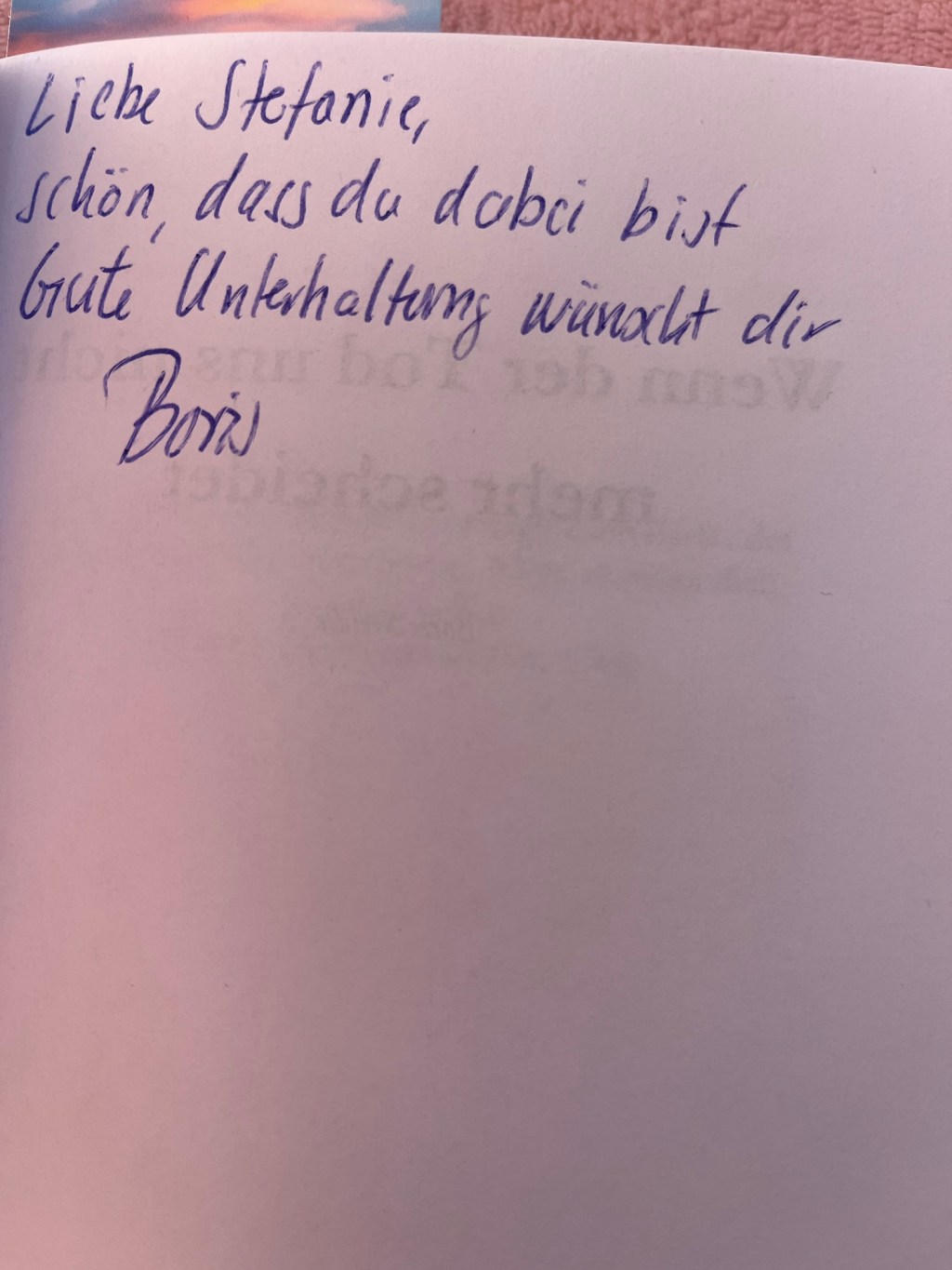 Widmung – Wenn der Tod uns nicht mehr&nbsp;scheidet