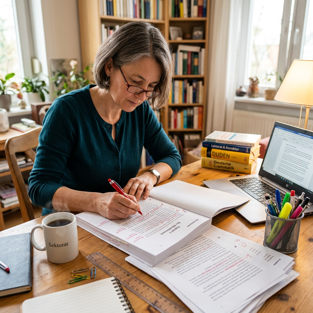 Nervige Autorenarbeit